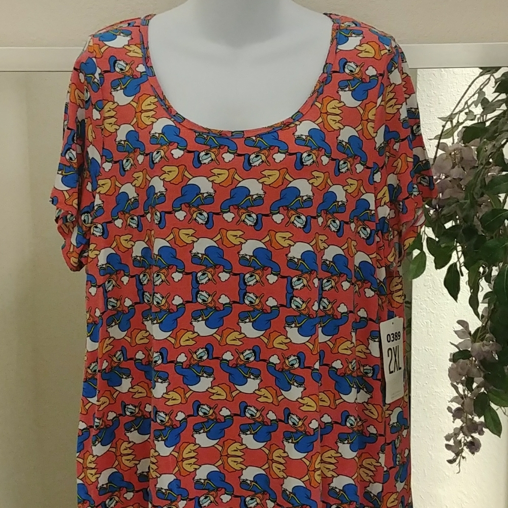 LLR Disney Donald Duck Classic T Tunic Top-0389